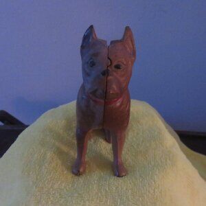 Cast Iron Bank - Boxer Dog